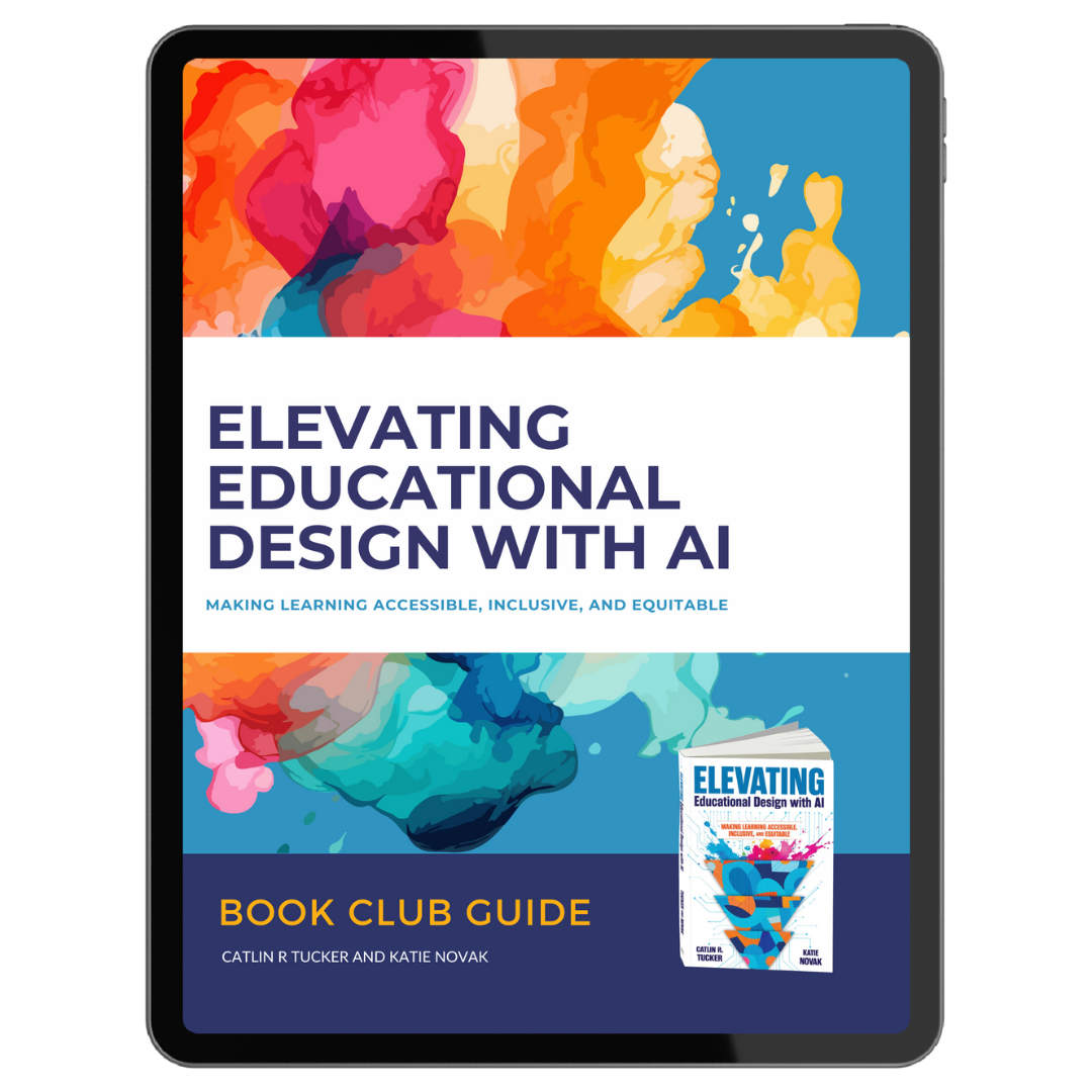 Elevating Education Design with AI Book Club Guide