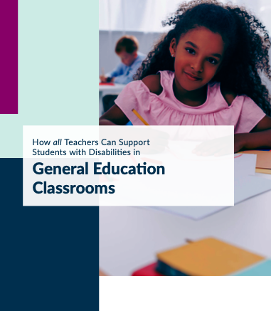 Cover Image: Guide to Support Students with Disabilities in Gen Ed Classrooms