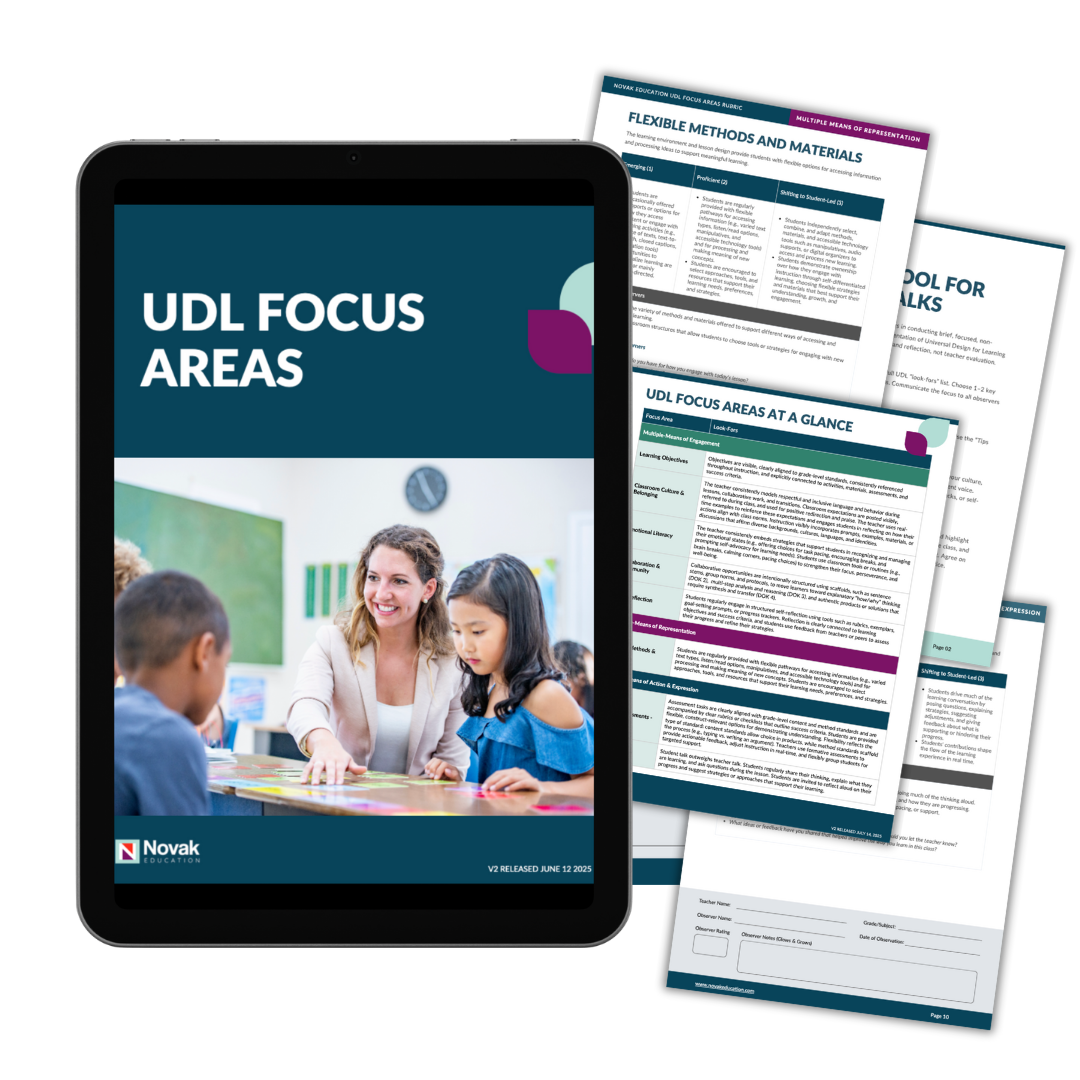 UDL Focus Areas Tool